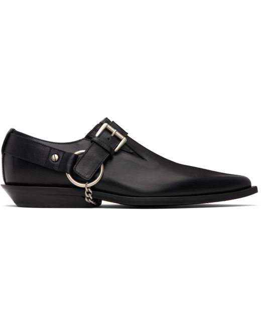 Ann Demeulemeester Black Danby Pointy Cowboy Loafers for men