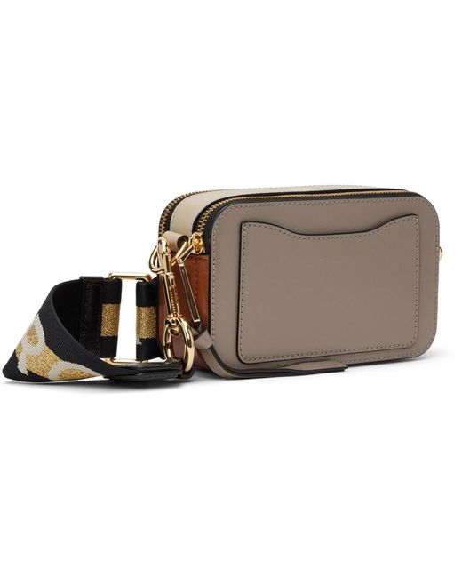 Marc Jacobs トープ The Snapshot ショルダーバッグ Black