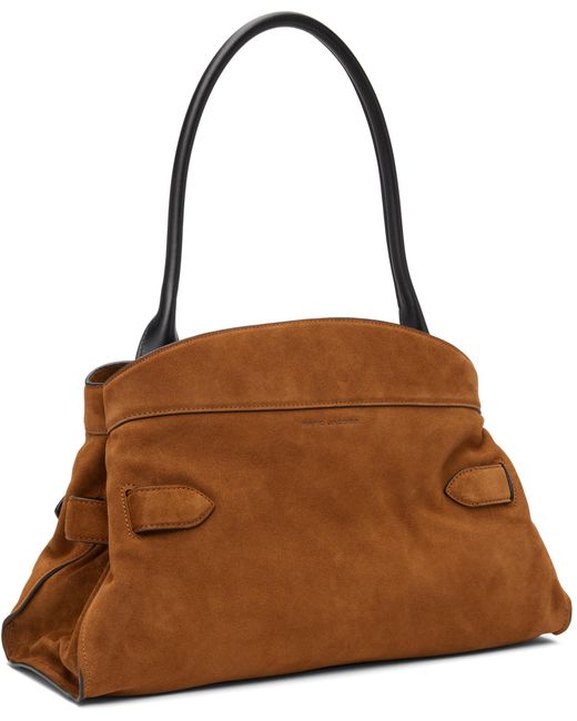 Sac Dakota Brun Clair En Suède Marc Jacobs en coloris Brown