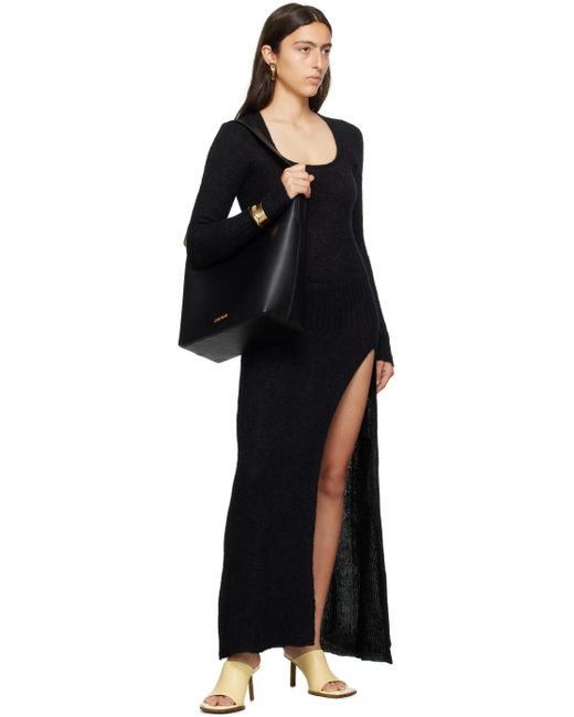 Jacquemus Black Le Chouchou 'la Robe Dao' Maxi Dress