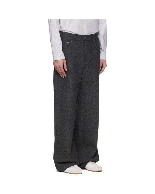A.P.C. Black Clyde Trousers for men