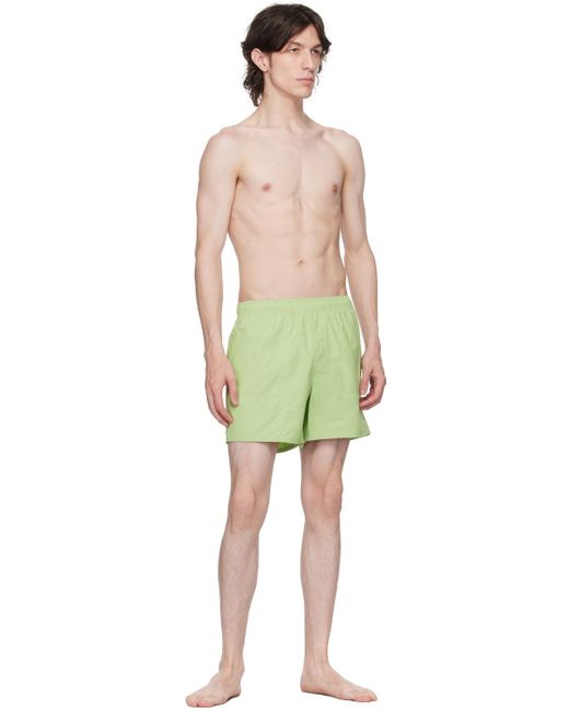 Saturdays NYC Green Talley Swim Shorts for men