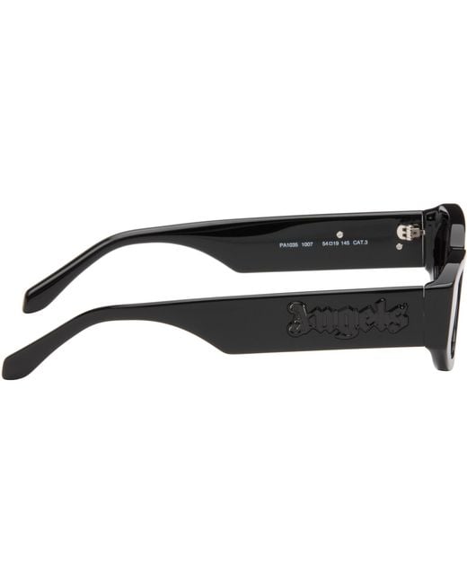Palm Angels Gray Hector Sunglasses for men