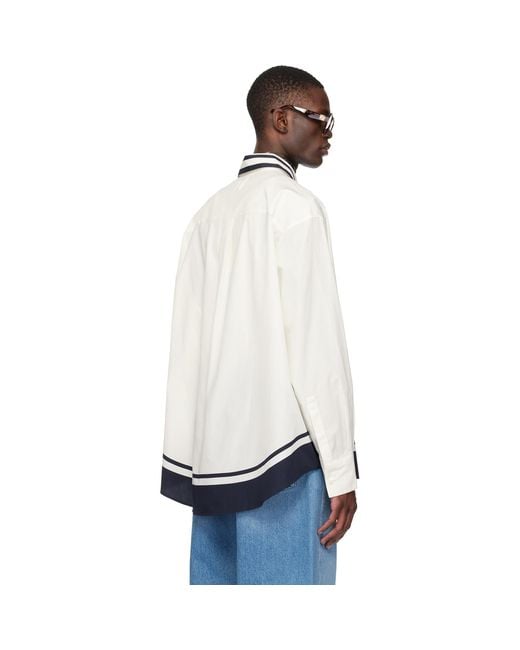 Jacquemus Black Off- 'The Camargue' Shirt for men