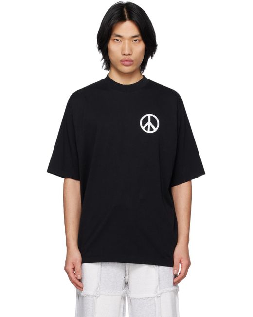 Marcelo Burlon Black County Peace Over T-shirt for men