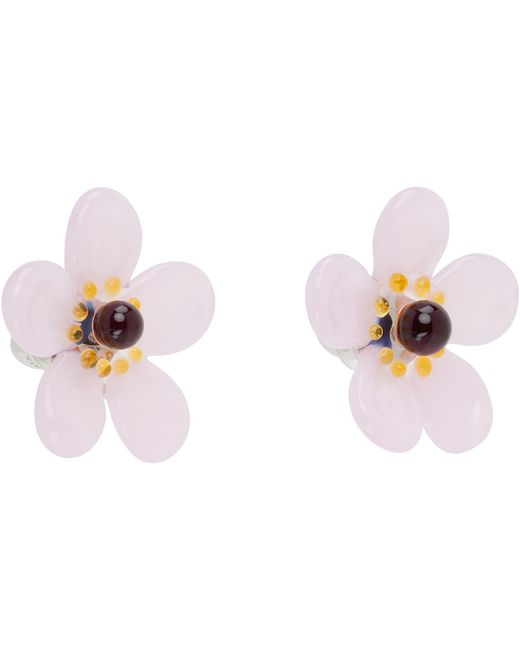 Alaïa Pink Bloom Earrings