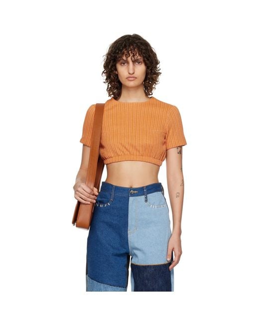 Adererror Blue Flut T-Shirt