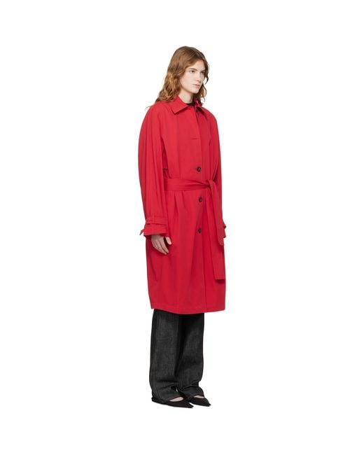 Totême Red Light Spring Trench Coat
