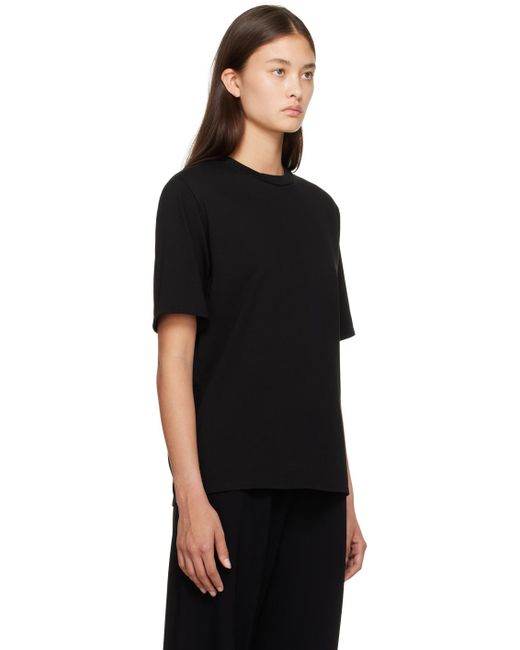 The Row Black Chiara T-shirt