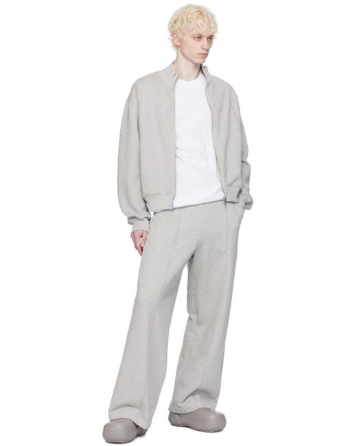 Pantalon de survêtement gris à coutures pincées Ambush pour homme en coloris White