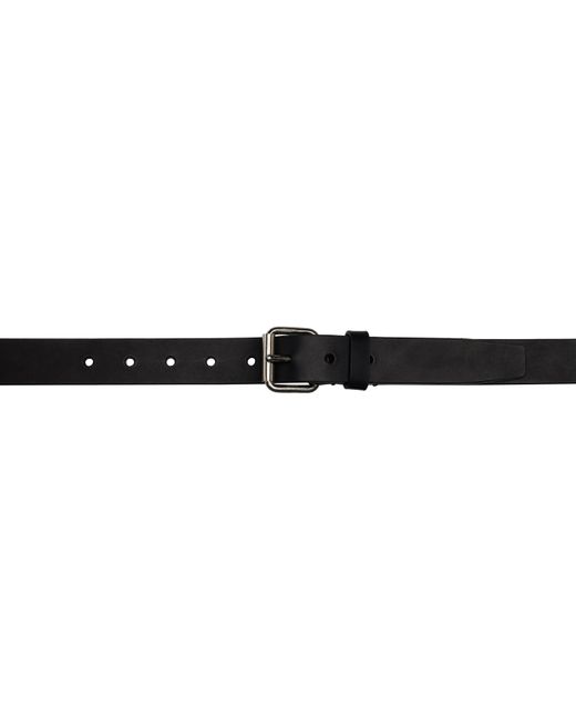 メンズ Vetements ブラック ロゴ ベルト Black