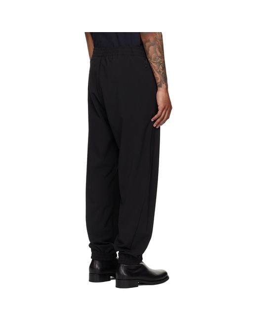 Moncler Black Logo Jogging Sweatpants for men