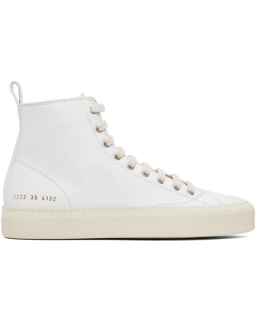 Common Projects Black Tournament High Sneakers for men