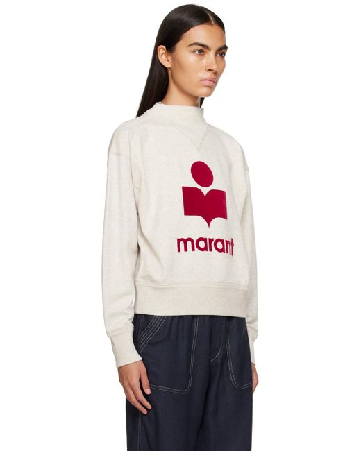 Isabel Marant Black Off-white Moby Sweatshirt