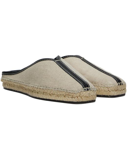 Totême  The Espadrille ミュール Black