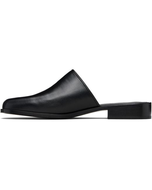 Studio Nicholson Black Barlow Slip-On Loafers for men