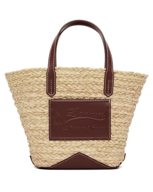 Lanvin Brown Catch Tote