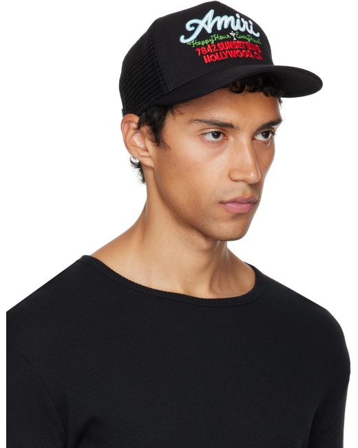 Casquette De Camionneur Noire À Logo Neon Lights Amiri pour homme en coloris Black