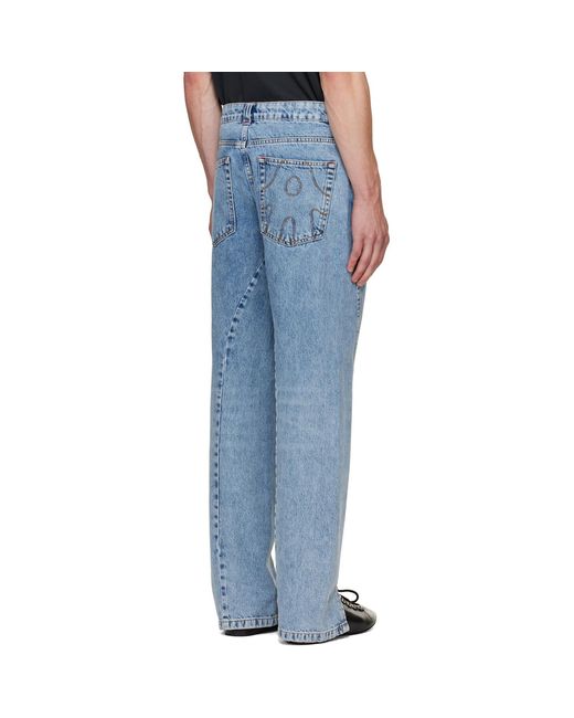 AVAVAV Blue Jonna Straight Jeans for men