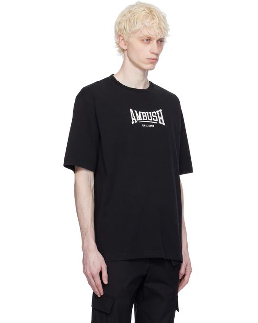 Ambush Black Graphic T-shirt for men