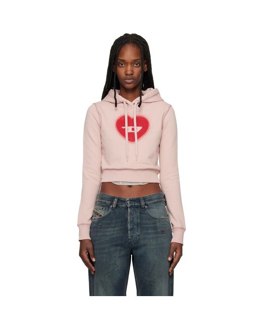 DIESEL Orange F-Slimmy-Hood-S5 Hoodie