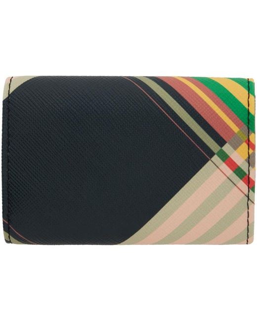Portefeuille enveloppe e en cuir saffiano synthétique à motif tartan combat Vivienne Westwood pour homme en coloris Black