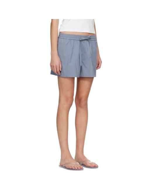 Matteau Blue Relaxed Shorts