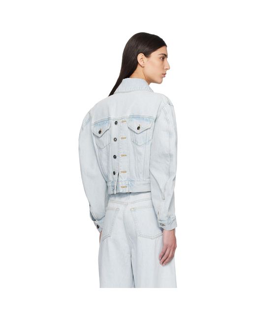 Givenchy Multicolor Back-To-Front Cocoon Denim Jacket