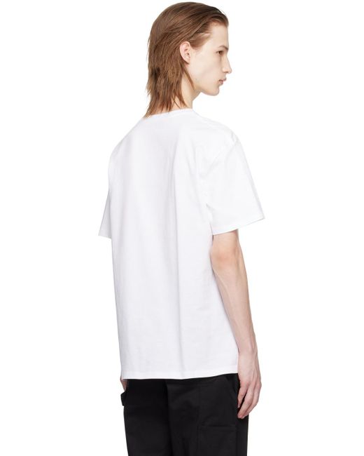 メンズ Saturdays NYC ホワイト Miller Tシャツ White