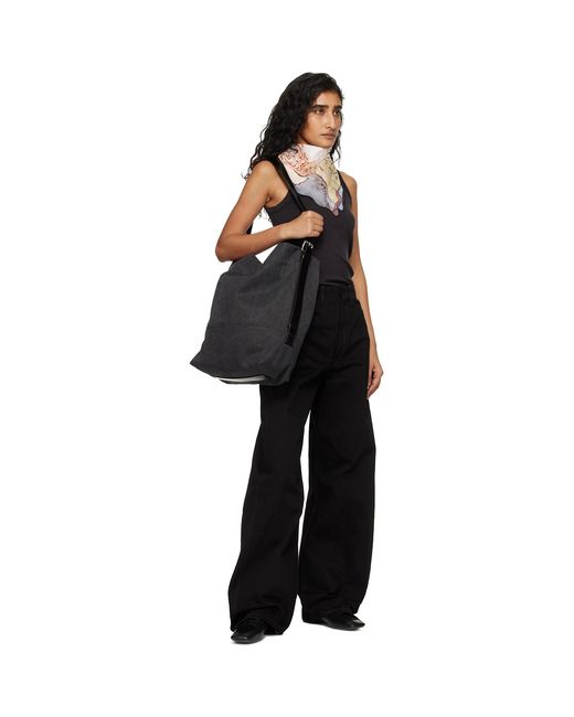 Lemaire Black Belted Tote