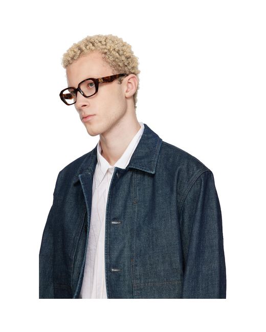 Loewe Black Anagram Glasses for men