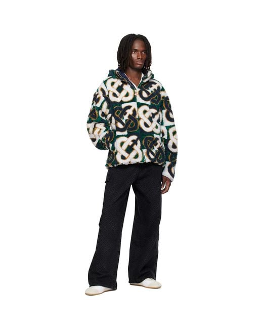 Casablanca Green Check Monogram Jacket for men