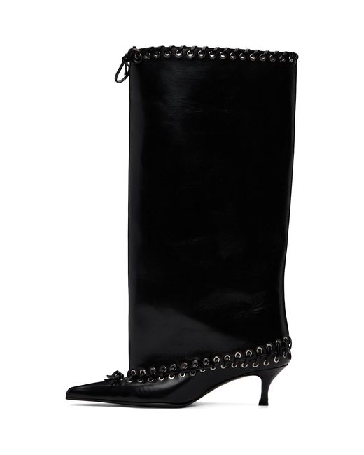 August Barron Black Level Tall Boots