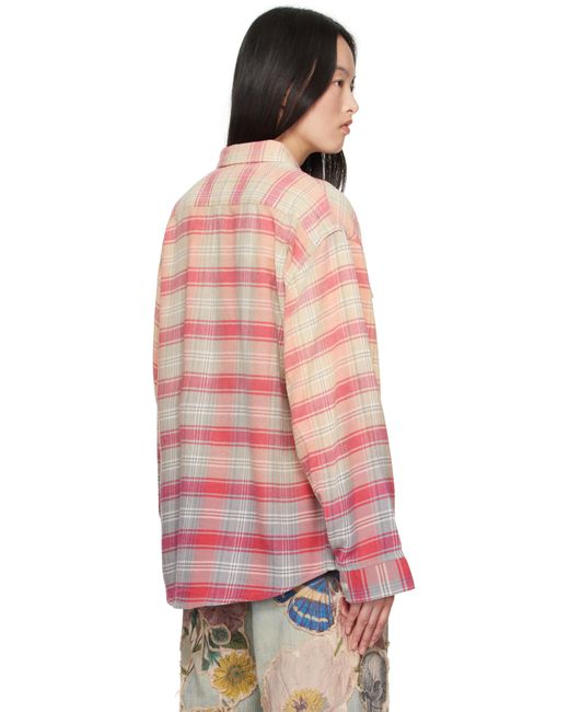 R13 Pink Relaxed Work Shirt