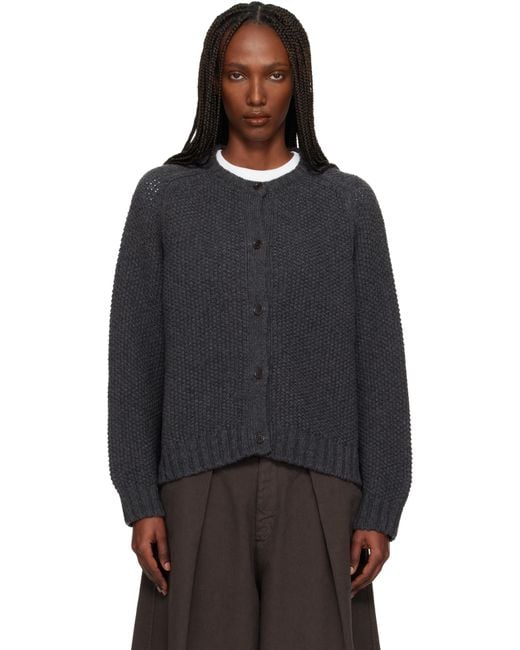 YMC Black Atomic Cardigan