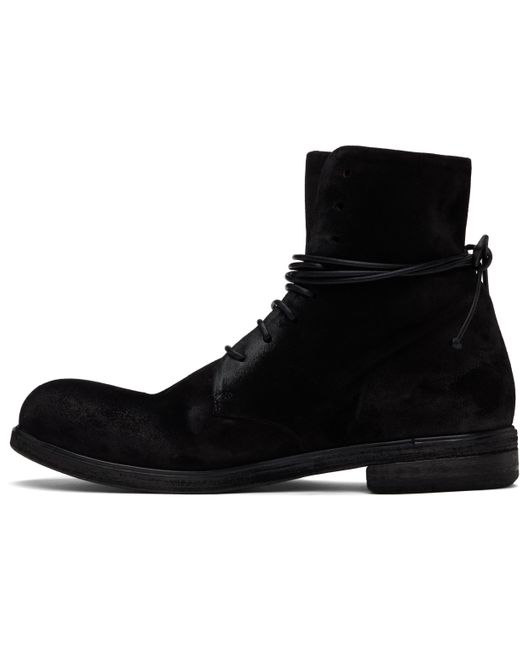 Marsèll Black Zucca Media Lace-Up Ankle Boots for men