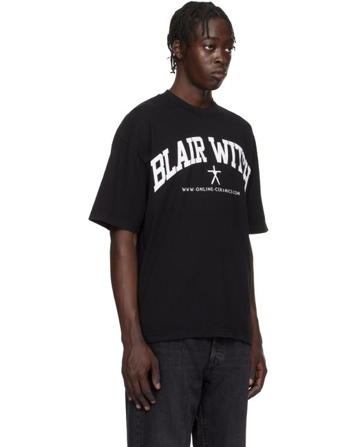 メンズ ONLINE CERAMICS ブラック The Blair Witch Nobody Is Here To Help You Tシャツ Black