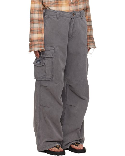 ERL カーゴパンツ グレー ERL グレー クラシック 迷彩 カーゴパンツ | Lyst