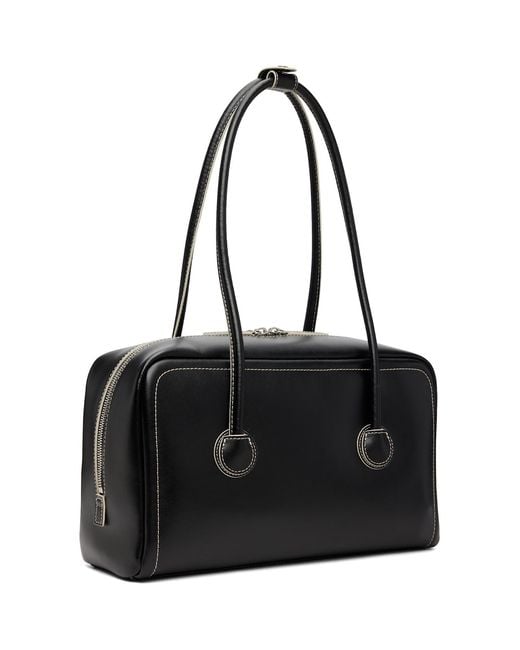 MARGE SHERWOOD Black Soft Boston Bag
