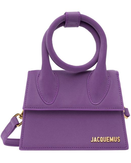 Jacquemus Purple 'le Chiquito Nœud' Bag | Lyst Australia