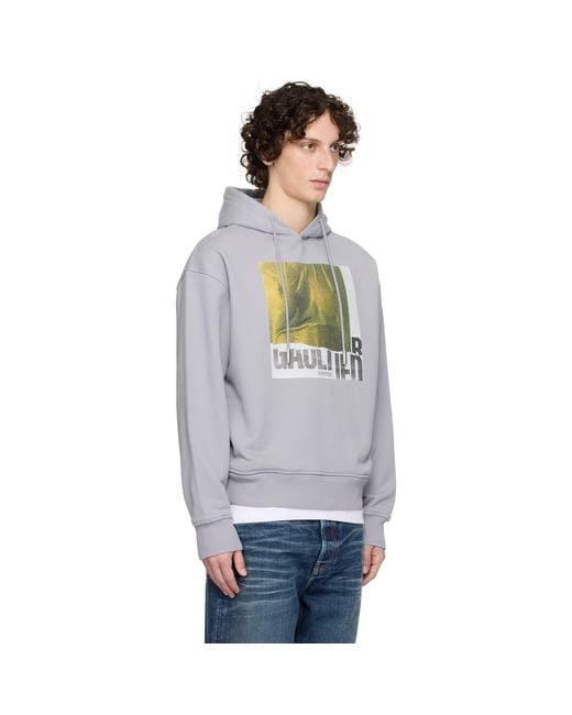 Jean Paul Gaultier Black Ssense Exclusive Cotton Printed Water Hoodie for men