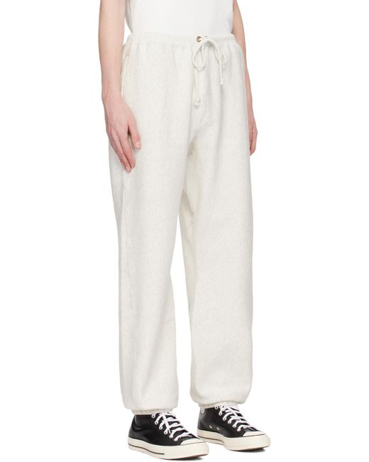 Pantalon de survêtement blanc cassé édition champion N. Hoolywood pour homme en coloris White