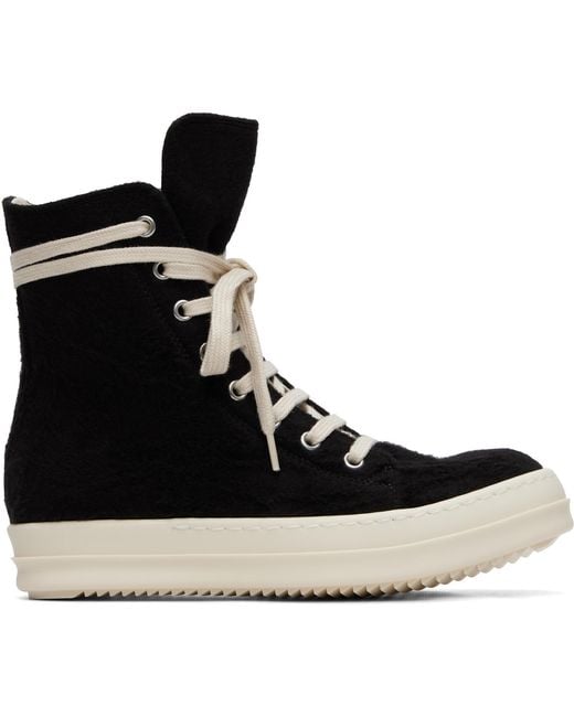 Rick Owens Black Tower Sneaks Sneakers