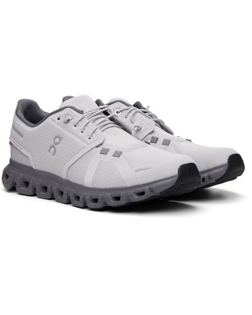 On Shoes Gray Cloud 6 Sneakers for men
