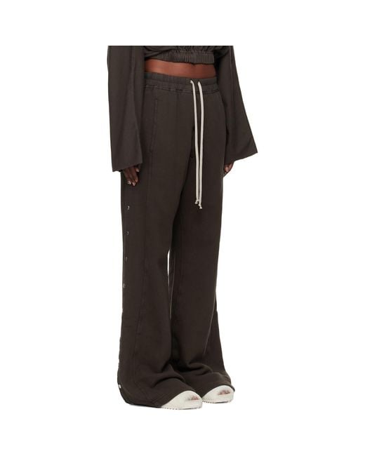 Rick Owens Black Concordians Pusher Sweatpants