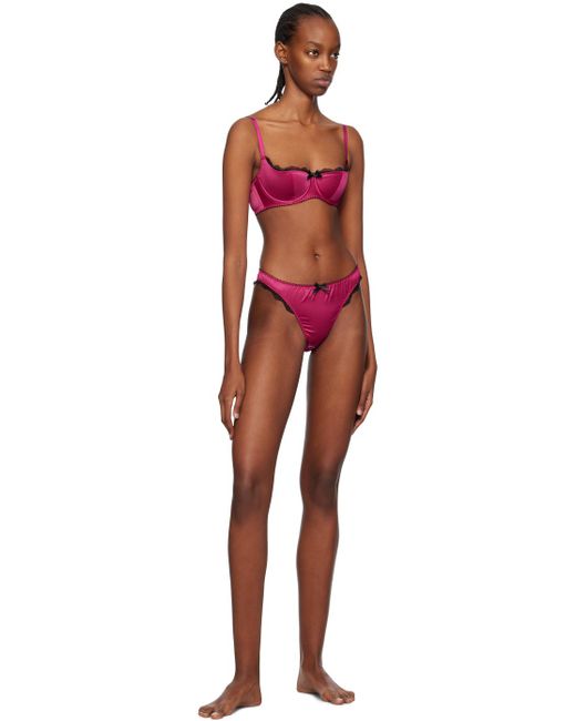 Agent Provocateur Red Pink Sloane Briefs