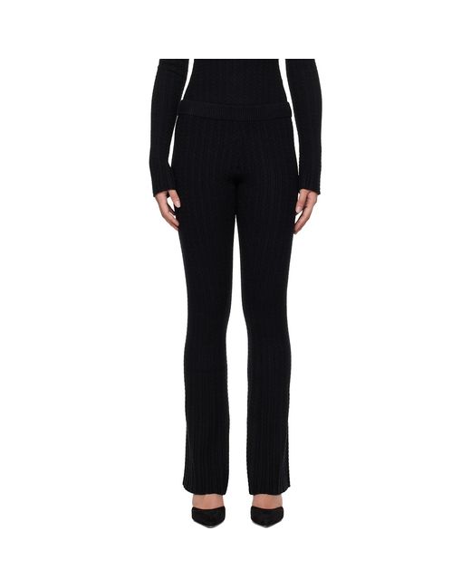 GUIZIO Black Camille Lounge Pants