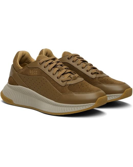 Boss Black Tan Ttnm Evo Sneakers for men