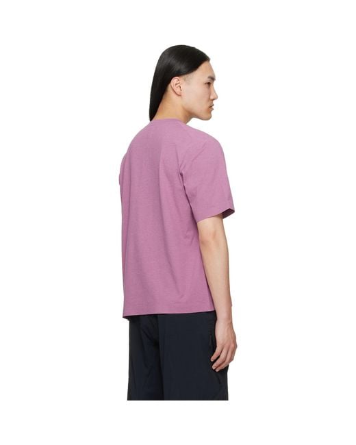 Veilance Purple Metron S/S T-Shirt for men