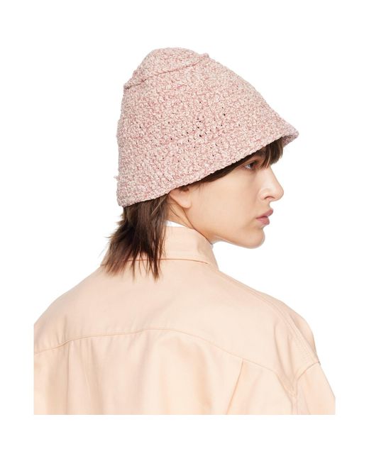 By Far Natural Pink Robbie Bucket Hat